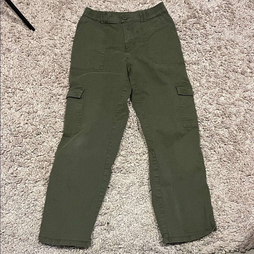 Olive Green Cargo Pants